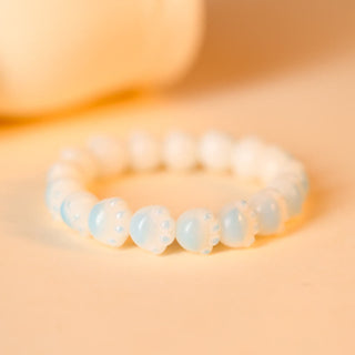 Buddha Gift Natural Bodhi Seed Lovely Paw Lucky Cat Paw Peace Bracelet