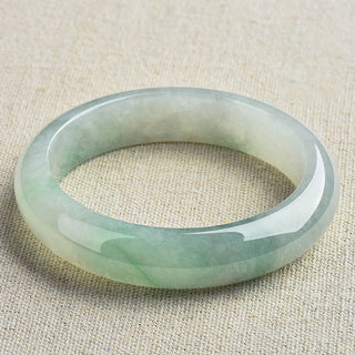 Buddha Gift Natural Jade Luck Healing Prosperity Bangle Bracelet
