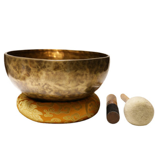 Buddha Gift Tibetan Sound Bowl Handcrafted for Healing and Meditation Positive Energy Singing Bowl Set