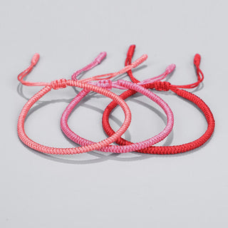 Buddha Gift Tibetan 3Pcs King Kong Knot Protection Braided Bracelet