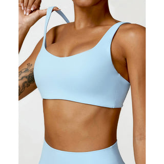 Buddha Gift Gym Sports Yoga Backless Bra Crop Tank Top Shorts