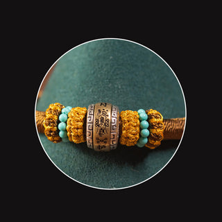 Buddha Gift Handmade Tibetan Amulet King Kong Knot Luck Protection Braided Bracelet