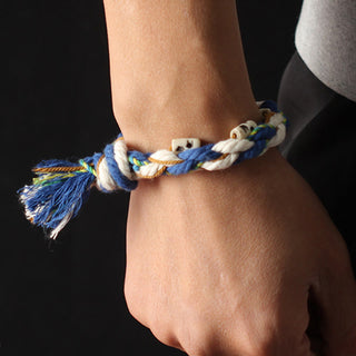 Buddha Gift Tibetan Zakiram Goddess of Wealth Bead Engraved Handmade Luck Bracelet