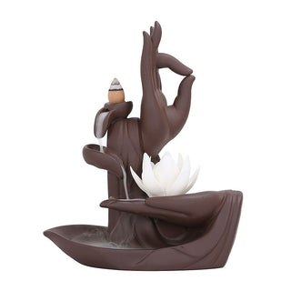 Buddha Gift Tibetan Lotus Blessing Incense Burner Decoration