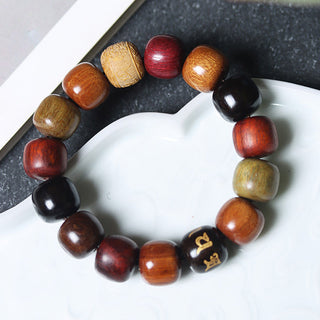 Buddha Gift Tibet Various Wood Om Mani Padme Hum Purity Bracelet