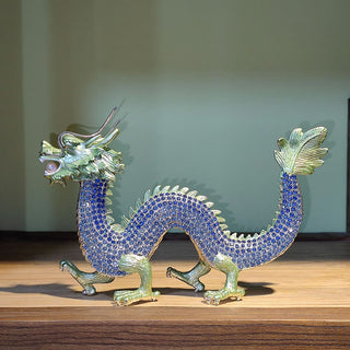 Buddha Gift Handmade Feng Shui Dragon Luck Success Home Decoration