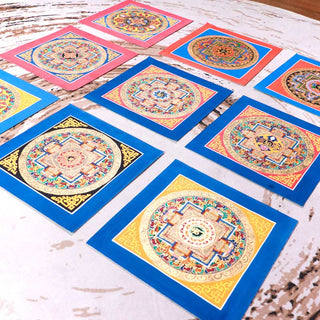 Buddha Gift Tibetan Handmade Thangka Painting Blessing Thangka Blind Box Random Color Pattern