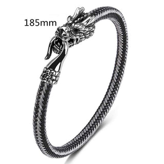 Buddha Gift Dragon Titanium Steel Protection Luck Bracelet