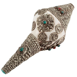Buddha Gift Tibetan Natural Shankha Conch Shell Seashell Wealth Lucky Home Decoration