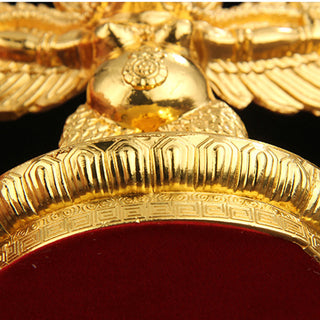 Buddha Gift Tibetan Gold Garuda Bird Alloy Protection Home Decoration