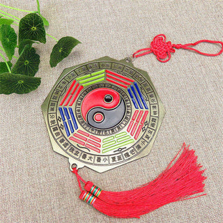 Buddha Gift Feng Shui Bagua Map Chinese Knotting Harmony Energy Map Mirror