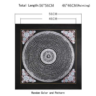 Buddha Gift Tibetan Handmade Thangka Painting Spiritual Blessing Blind Box Random Color Pattern