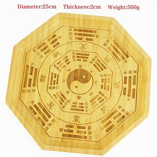 Buddha Gift Feng Shui Bamboo Bagua Map Harmony Energy Map