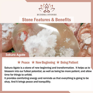 Buddha Gift Natural Stone Quartz Healing Beads Bracelet