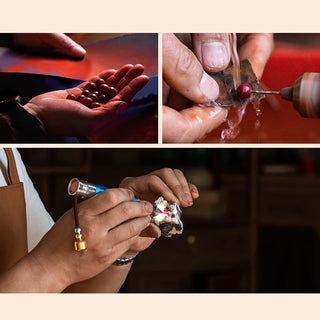 Buddha Gift Garnet Cinnabar PiXiu Blessing Calm String Bracelet