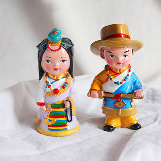 Buddha Gift Hand Painted Tibetan Figures Creative Home Office Car Decoration Ornament