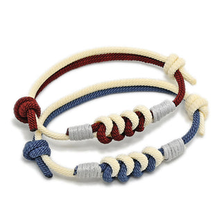 Buddha Gift Simple Design King Kong Knot Strength Braid String Bracelet