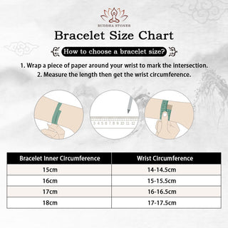 Buddha Gift Natural Citrine Crystal Brass Bead Protection Bracelet