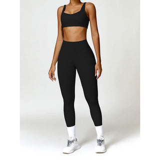 Buddha Gift Gym Sports Yoga Backless Bra Crop Tank Top Shorts