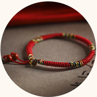 Buddha Gift Five Colors King Kong Knot String Protection Luck Bracelet