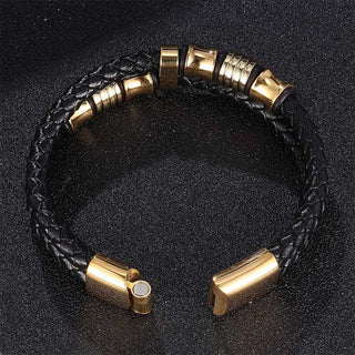 Buddha Gift Layered Leather Weave Fortune Bracelet