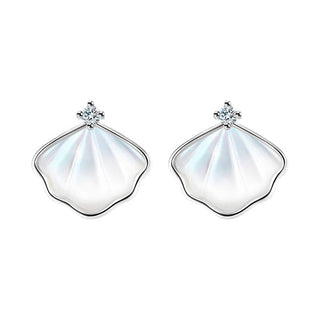 Buddha Gift 925 Sterling Silver Tridacna Stone Shell Blessing Necklace Pendant Bracelet Earrings Jewelry Set