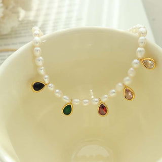 Buddha Gift Pearl Crystal Stone Purity Necklace Pendant