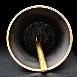 Buddha Gift Tibetan Engraved Buddha Dragon Wind Chime Bell Copper Luck Wall Hanging Decoration