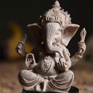 Buddha Gift Ganesh Ganpati Elephant Statue Wealth Blessing Home Decoration