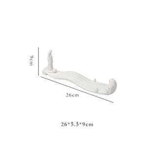 Buddha Gift Buddha Monk Ceramic Sea Wave Mountain Blessing Incense Burner Decoration