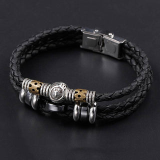 Buddha Gift 12 Constellations of the Zodiac Hematite Protection Bracelet