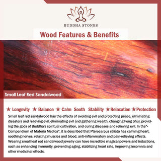 Buddha Gift Chinese Zodiac Natal Buddha Small Leaf Red Sandalwood Ebony Longevity Necklace Pendant