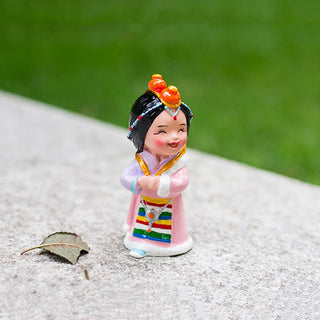 Buddha Gift Hand Painted Tibetan Figures Creative Home Office Car Decoration Ornament