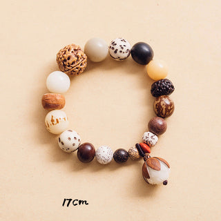 Buddha Gift Bodhi Seed Lotus Wisdom Peace Wrist Mala Bracelet