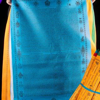 Buddha Gift Tibetan 5 Colors Windhorse Happiness Auspicious Outdoor Prayer Flag