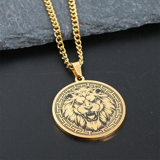 Animal Titanium Steel Chain Necklace Protection Pendant (Extra 30% Off | USE CODE: FS30)