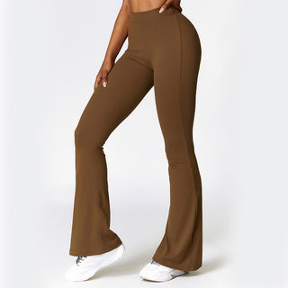 Buddha Gift High Waist Breathable Flare Pants For Sports Fitness Yoga