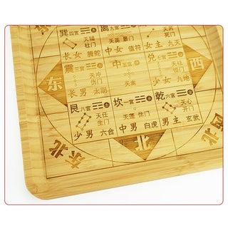 Buddha Gift Feng Shui Bamboo Bagua Map Harmony Energy Map