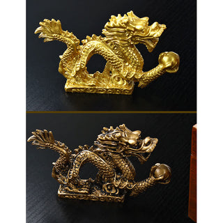 Buddha Gift Feng Shui Dragon Auspicious Cloud Wealth Luck Decoration