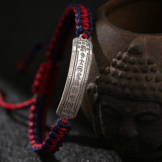 Buddha Gift 925 Sterling Silver Peace Amulet Protection Bracelet