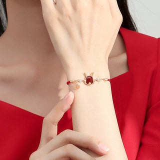 ❗❗❗A Flash Sale- Buddha Gift 925 Sterling Silver Year of the Dragon Natural Red Agate Dragon Attract Fortune Fu Character Strength Bracelet Necklace Pendant Earrings