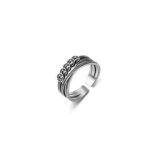 Buddha Gift Copper Coin Wealth Luck Ring