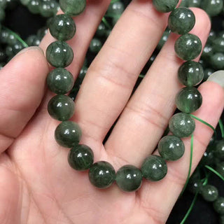 Buddha Gift Natural Green Crystal Blessing Wealth Bracelet