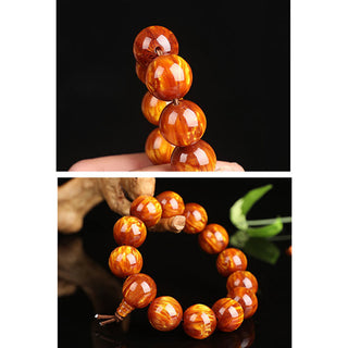 Buddha Gift Golden Sea Willow Success Positive Bracelet Mala