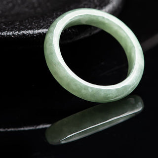 Buddha Gift Natural Jade Prosperity Abundance Ring