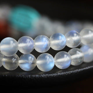 Buddha Gift 108 Mala Beads Moonstone Amber Lotus Turquoise Crystal Healing Bracelet