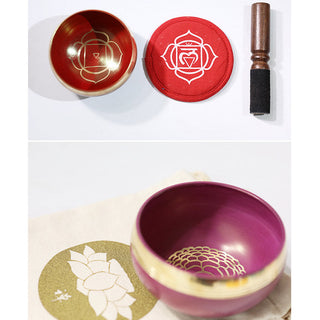 Buddha Gift Tibetan Sound Bowl Handcrafted for Chakra Healing and Mindfulness Meditation Singing Bowl Set