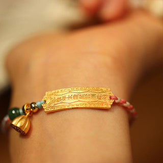 Buddha Gift 925 Sterling Silver Handmade Multicolor String Protection Luck Charm Braid Bracelet