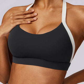Buddha Gift Solid Color Halter Neck Bra Long Sleeve Crop Tank Top Pants Sports Fitness Gym Yoga Outfits