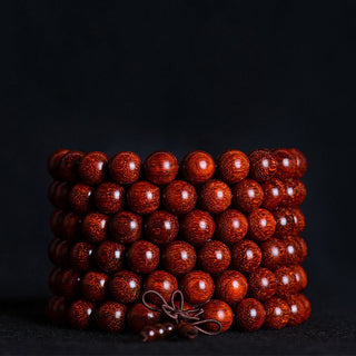Tibetan Small Leaf Red Sandalwood Balance Bracelet (Extra 30% Off | USE CODE: FS30)